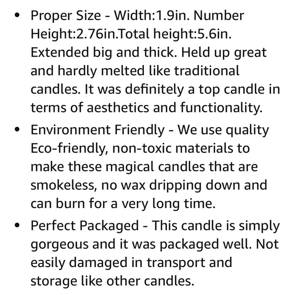 🆕 Number Candle 3 - Picture 9 of 10